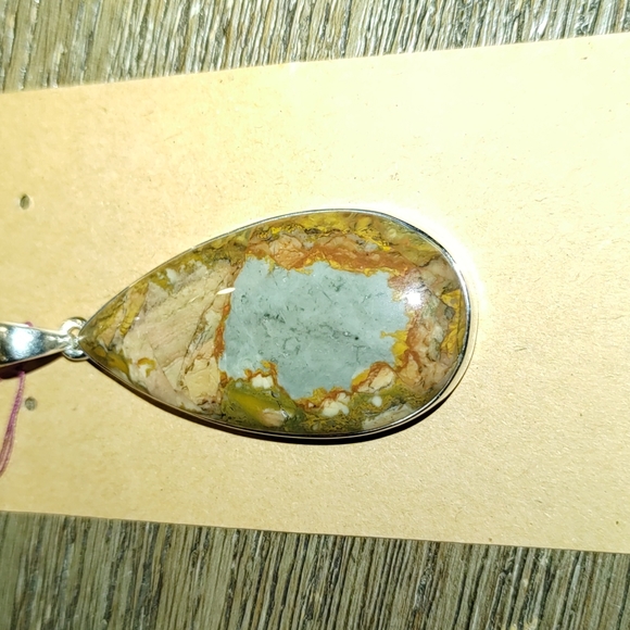 New Rocky Butte Mt. Picture jasper pendant - Picture 1 of 7